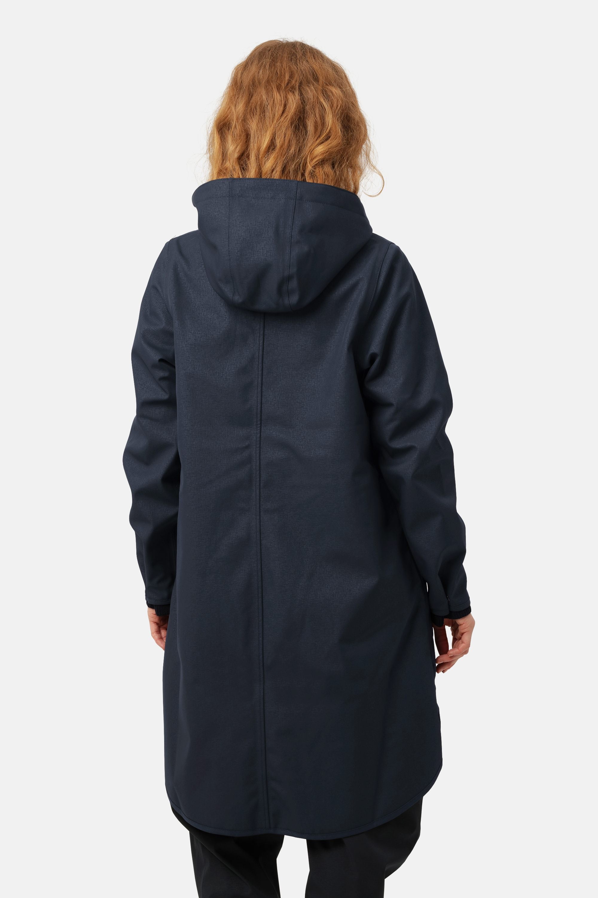 Softshell Regenmantel A-Linie - Dark Indigo